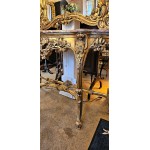 Marble Top Console with Mirror